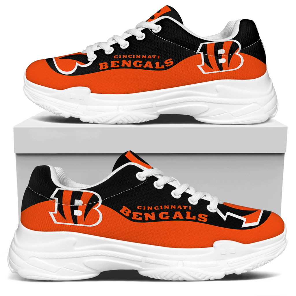 Men's Cincinnati Bengals Edition Chunky Sneakers With Line 002